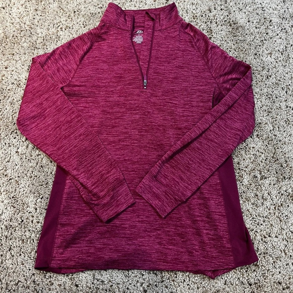 Pro Player Casual Womens Half Zip Pullover Long Sleeve Sweatshirt Delicate S